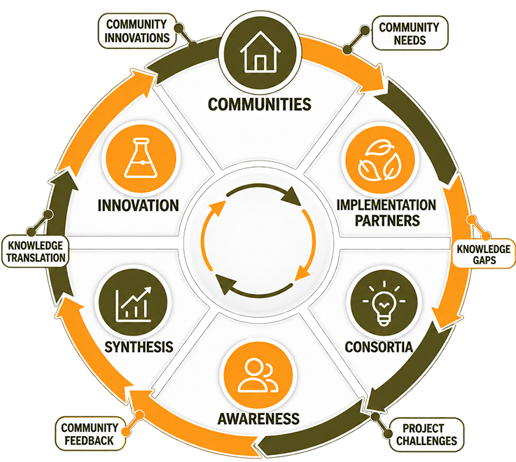 Circular Community Innovation Cycle Infographic